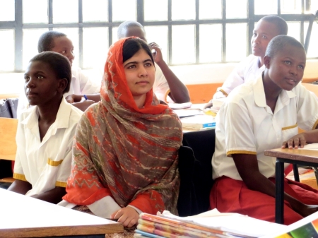 Pakistani activist Malala Yousafzai in the new documentary film "He Named Me Malala."