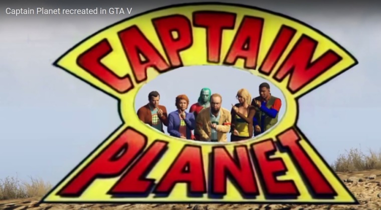 Captain Planet Grand Theft Auto V mod
