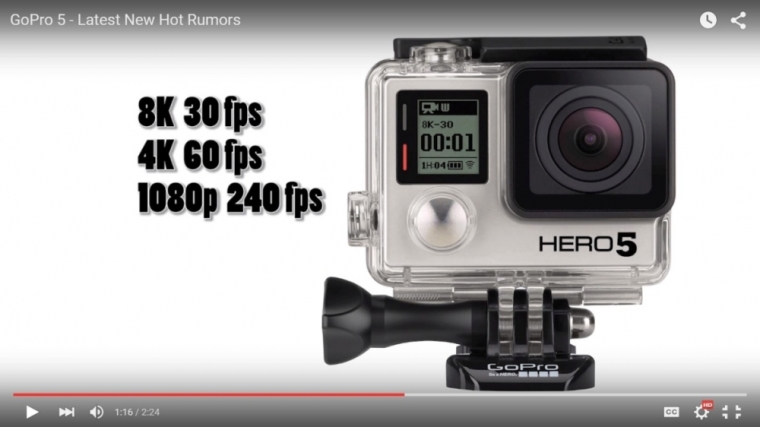 Gopro Hero 5 News Next Flagship Camera Expected To Have 8k