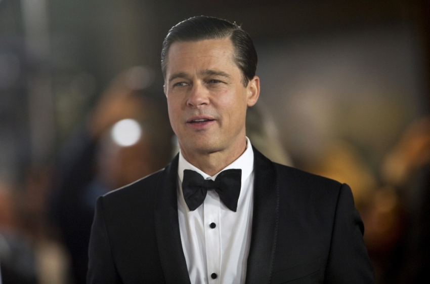 Cast member Brad Pitt attends the premiere of "By the Sea" during the opening night of AFI FEST 2015 in Hollywood, California, November 5, 2015.