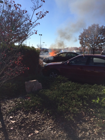 Burning Car