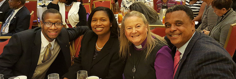 Attendees at the “The Healing of our Nation: Race and Reconciliation" conference held in Charleston, South Carolina and sponsored by the Conference of National Black Churches, Dec. 15-17, 2015.