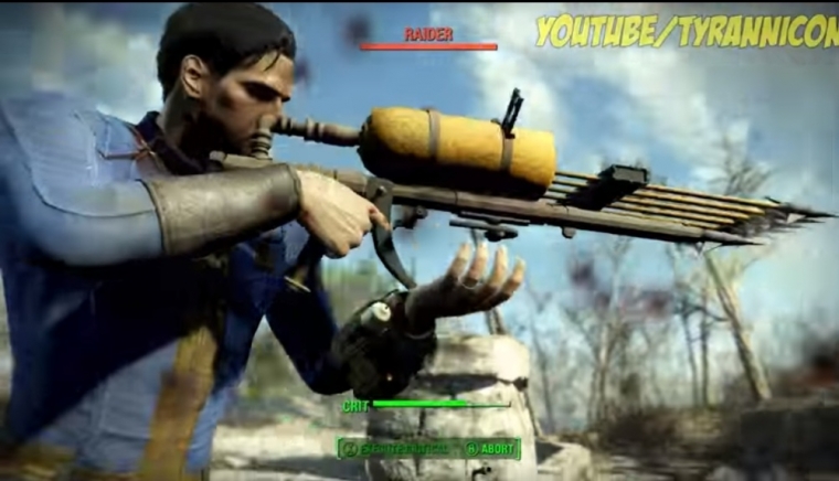 Fallout 4 harpoon gun