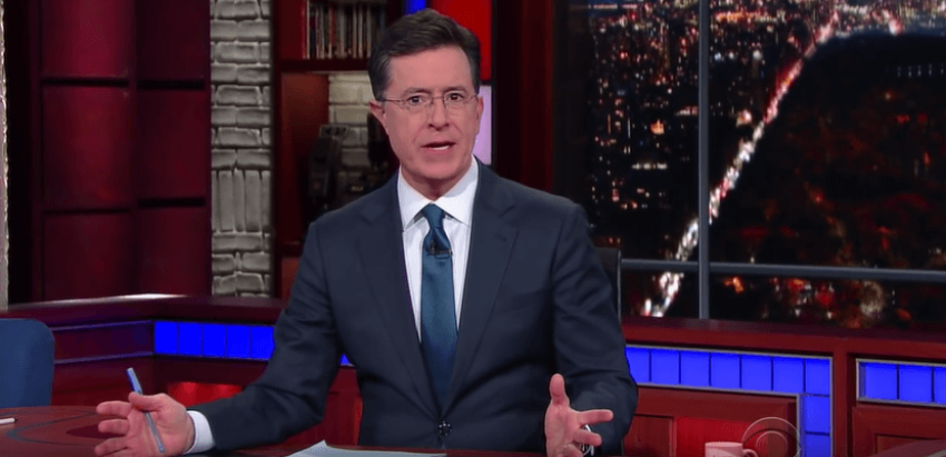 Stephen Colbert, host of the Late Show on CBS.