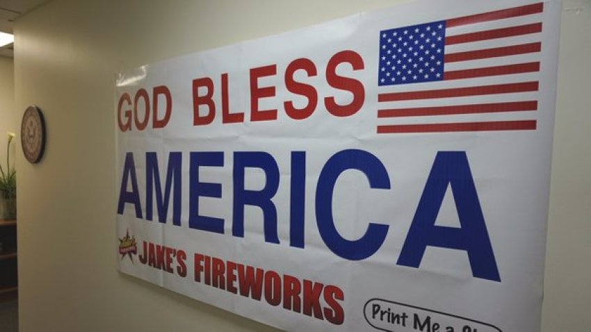 Jake's Fireworks post