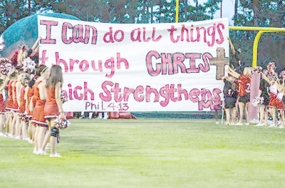 Kountze, Texas cheerleaders