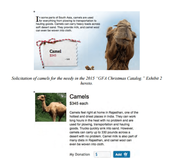 Camels for the Needy, Gospel for Asia