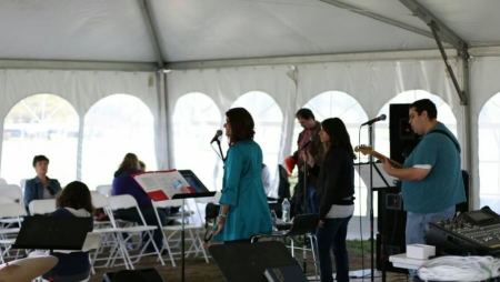 Worship services are taking place 24 hours a day seven days a week at David's Tent DC, held at the National Mall Washington D.C. until November 8, 2016.