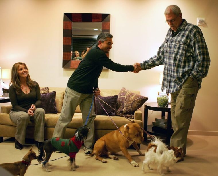 Phil Jackson, 'Dog Whisperer' Cesar Millan