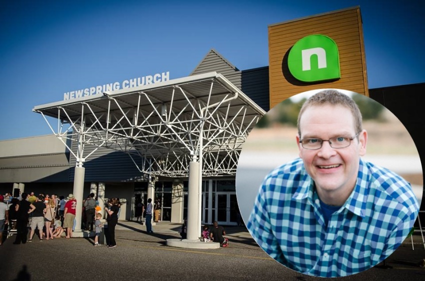 NewSpring Church in South Carolina fired its founding pastor, Perry Noble (pictured) in July 2016.
