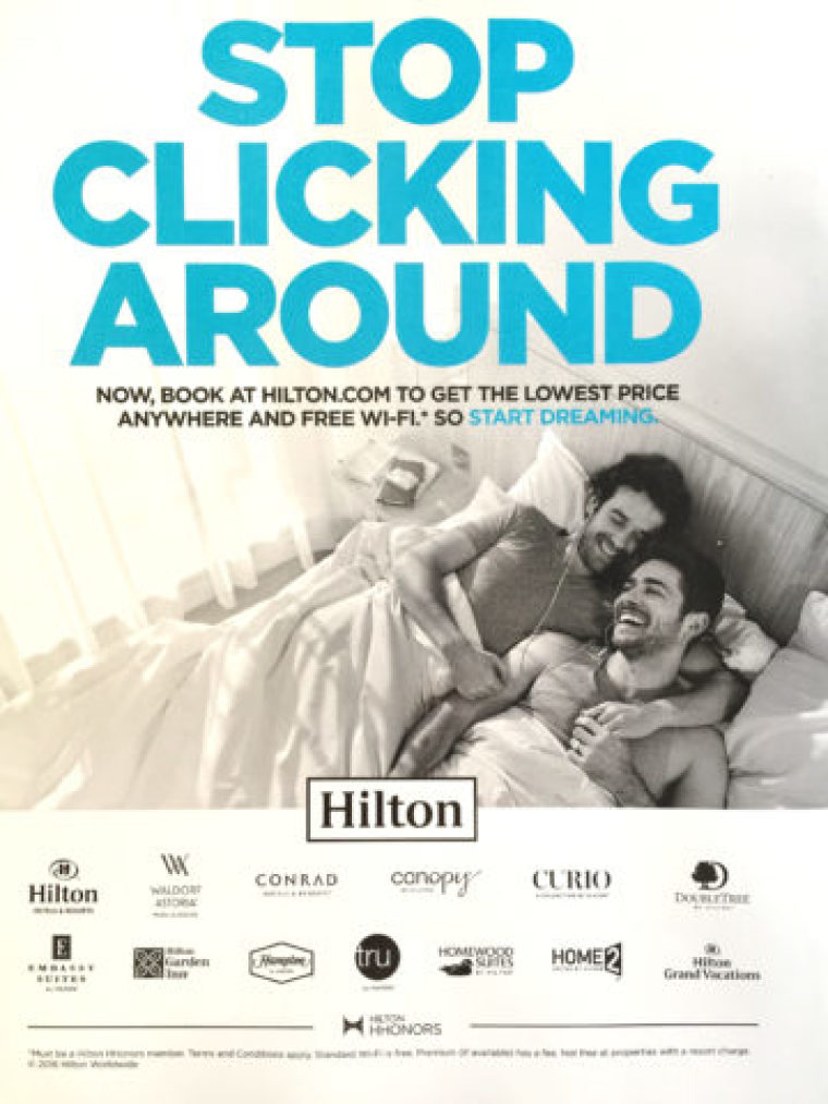 Hilton Worldwide ad