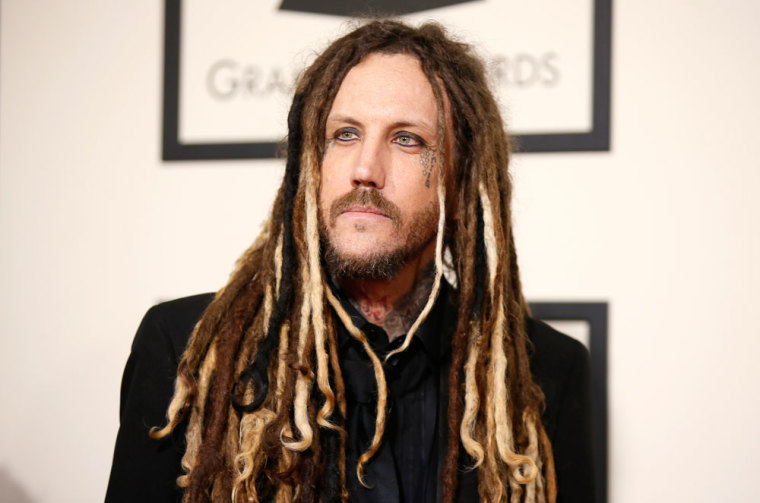 Musician Brian Welch arrives at the 58th Grammy Awards in Los Angeles, California February 15, 2016. | Reuters/Danny Moloshok