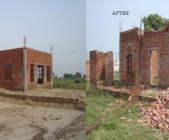 1,000-Strong North Indian Mob Destroys Church, Beats Pastor