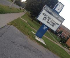 'Jesus Had Two Dads and He Turned Out Just Fine' - Canada Church's New Billboard Draws Strong Criticism