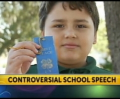 Florida 5th Grader's Speech on Religious Wars, Golden Rule Deemed Inappropriate, Stripped of Prize