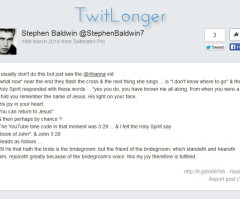 Stephen Baldwin Shares Message From Holy Spirit for Rihanna After Watching 'What Now' Music Video?