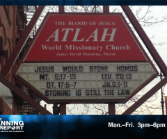 NY Church Stirs Controversy With 'Jesus Would Stone Homos' Sign