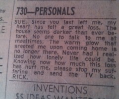 This Personal Ad is Heartbreaking – Until You Get to the Shocking Twist