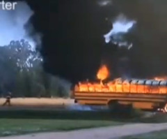 Heroic Sisters Force Burning School Bus to Stop, Credited With Saving Over Two Dozen Lives (VIDEO)