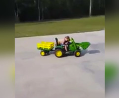 'Bulldozer' Driver Falls Asleep at the Wheel – and It's Adorably Hilarious (VIDEO)