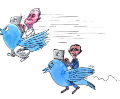 Pope Francis Out-Tweets Obama!
