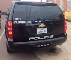Louisiana City Votes to Add 'In God We Trust' Stickers to Police Vehicles