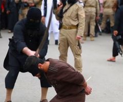ISIS Leaves Behind Massive Hole Filled With Blood After Killing 33 Youth in Desert