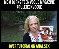 'Activist Mommy': Teen Vogue's Sex Guide Would Be Crime If Texted to Minors