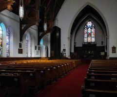 Unusual Today, But Typical for a Church From the 1880s