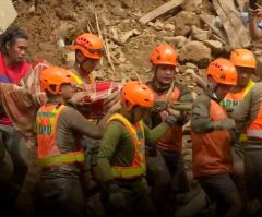 Dozens Buried in Chapel Likely Dead After Typhoon Mangkhut Landslide