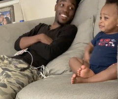 Comedian praises God for using viral video of infant son to change narrative of fatherhood