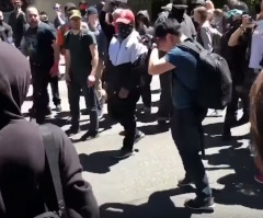 Antifa violence and the media