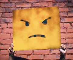 The deadly sin of anger on display
