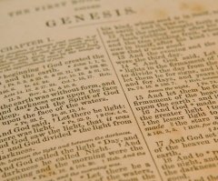 In the beginning, God …