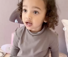 Kim Kardashian West shares video of 2-year-old daughter singing worship songs, 'Jesus, I Love You'