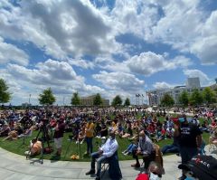 Hundreds join Lecrae, Christian pastors in calling for racial justice, unity in Atlanta