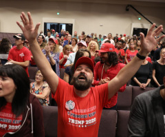 White evangelical support for Trump drops slightly in preliminary exit polling