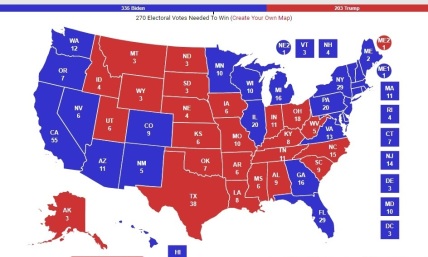 Conservative values won big across America, except in contested swing states