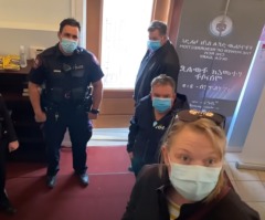 Video of Canadian pastor forcing police out of church during Passover celebration goes viral