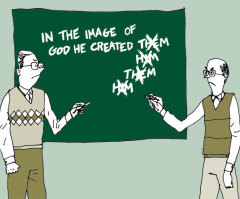 Does God get a say in preferred pronoun?