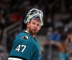 San Jose Sharks goalie boycotts pregame warmups over NHL pride jerseys