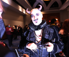 Boston SatanCon: Satanist rips pages from the Bible in act of rebellion, shouts 'hail Satan'