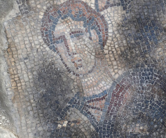 Archeologists uncover mosaic depicting biblical Samson at ancient Israeli synagogue 