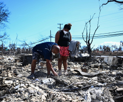 Maui fires: A landscape of loss and one symbol of hope