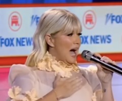 ‘I love my country’: Natalie Grant shares why she sang national anthem at Republican debate