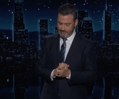 Late night comedy host Jimmy Kimmel cries while scolding Trump voters: 'Terrible night'