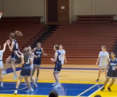 Christian girls' basketball team trounces opponent after biological male skips game