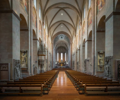 Mainz Cathedral unveils world’s largest Bible page to honor Gutenberg
