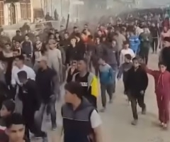 Gazans seen protesting Hamas in 'unprecedented' display of defiance: report