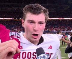 Indiana QB, Heisman finalist Fernando Mendoza gives 'all the glory to God' after Big Ten championship